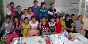 photo de groupe à Binh Quoi